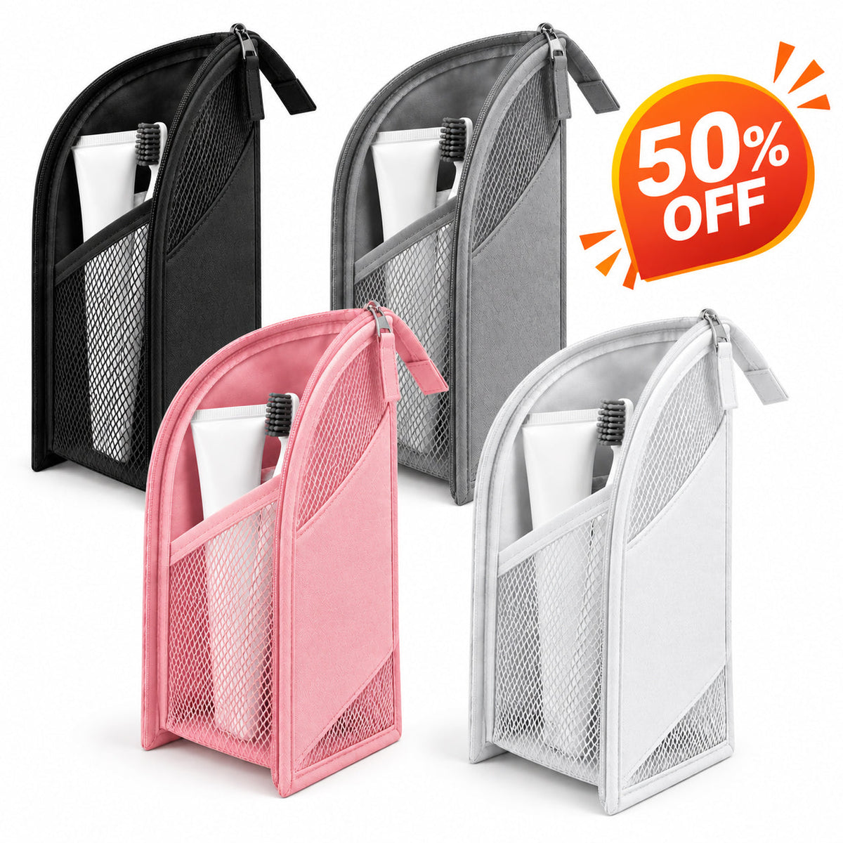 Freestanding Waterproof Travel Toiletry Bag
