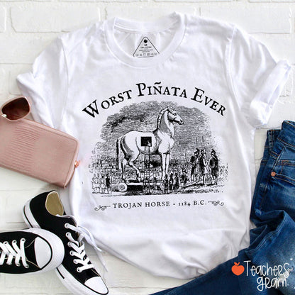 Worst Piñata Ever Teacher T-Shirt