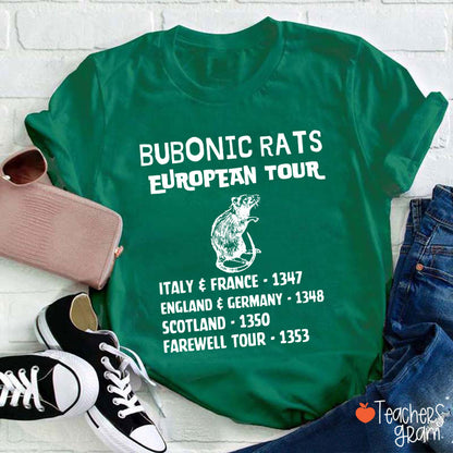 Bubonic Rats History Teacher T-Shirt