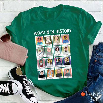Women In History Teacher T-Shirt