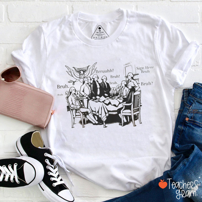Western Historical Scene Teacher T-Shirt