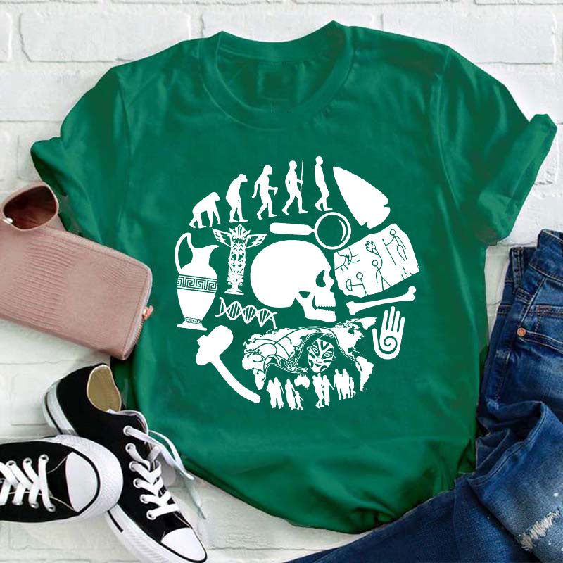 Elements Of Primitive Society  History Teacher T-Shirt