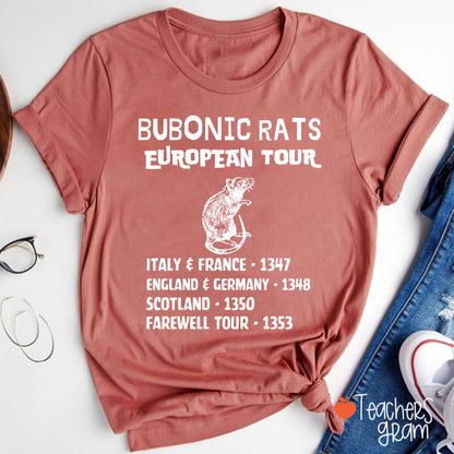 Bubonic Rats History Teacher T-Shirt