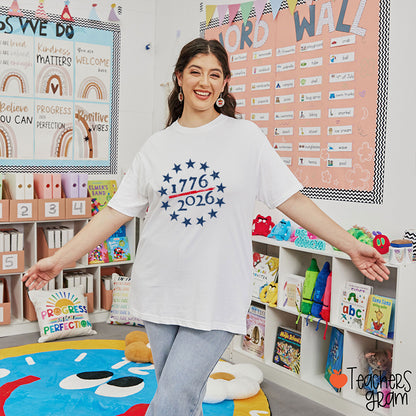 USA 250th Anniversary Teacher T-Shirt
