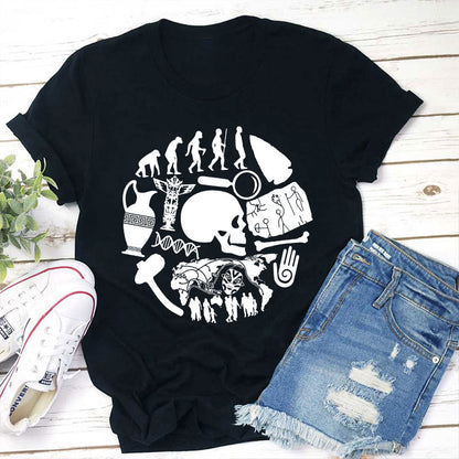 Elements Of Primitive Society  History Teacher T-Shirt