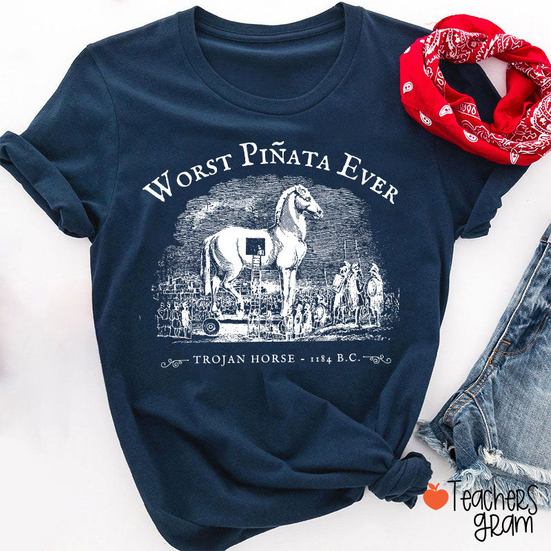 Worst Piñata Ever Teacher T-Shirt