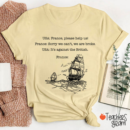Funny American History  Teacher T-Shirt