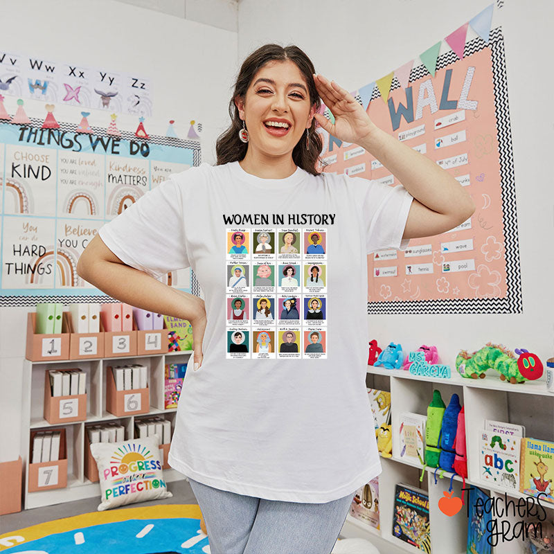 Women In History Teacher T-Shirt