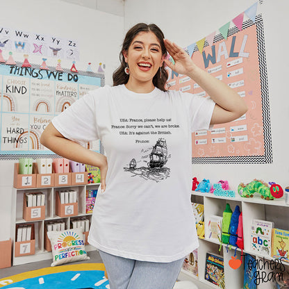 Funny American History  Teacher T-Shirt