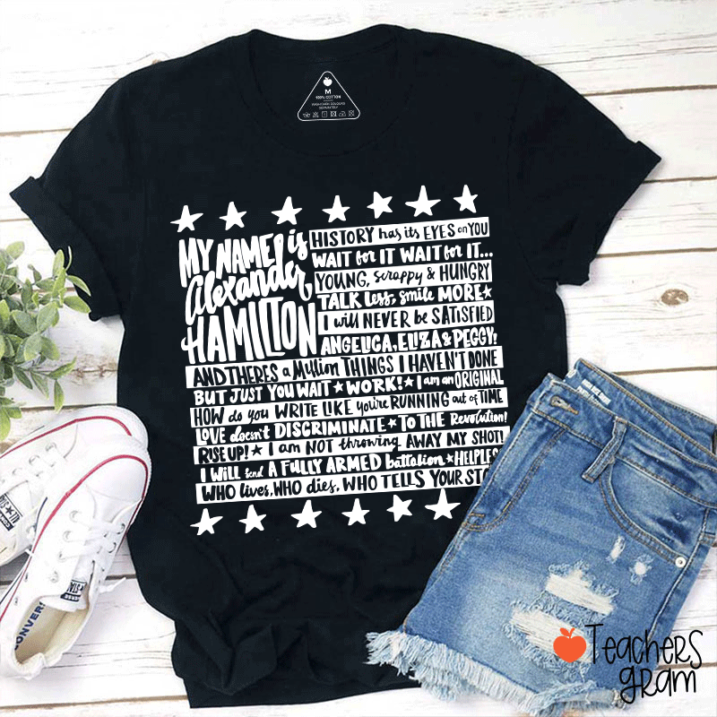 My Name Is Famous Theater Teacher T-Shirt