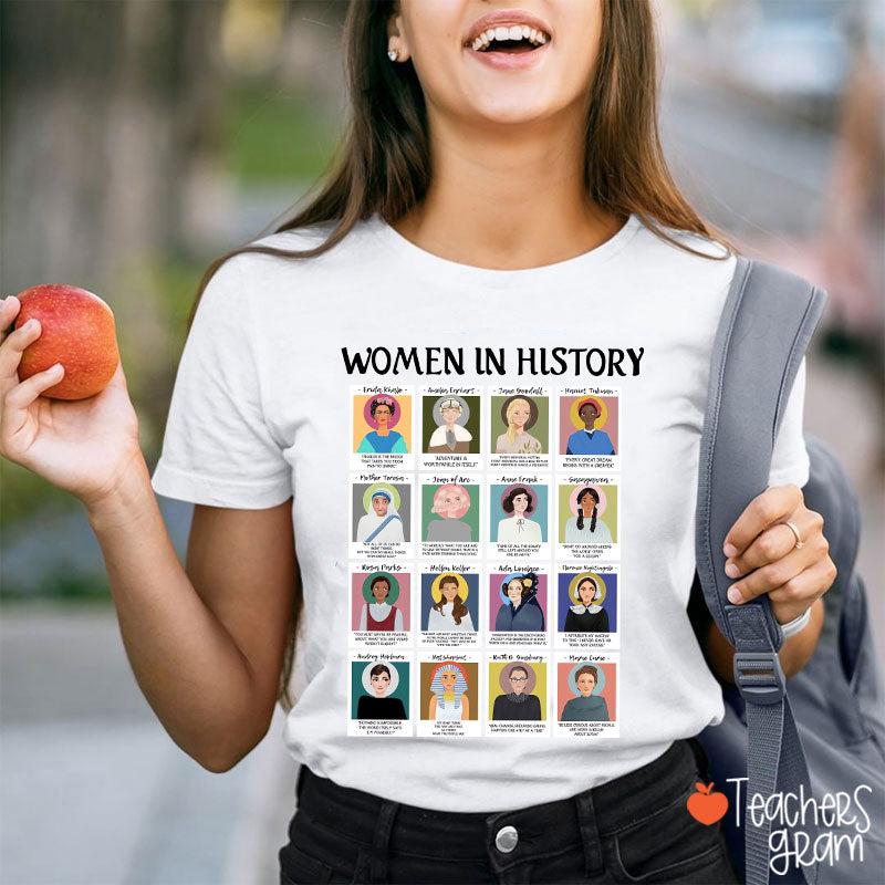 Women In History Teacher T-Shirt
