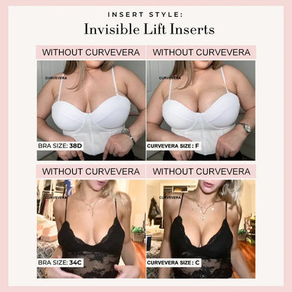 Double-Sided Adhesive Invisible Lift Inserts
