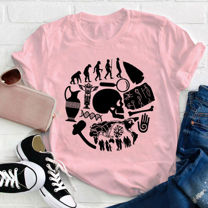 Elements Of Primitive Society  History Teacher T-Shirt