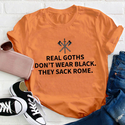 Real Goths Teacher T-Shirt
