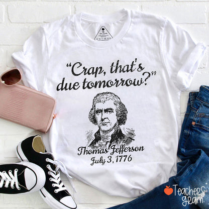 America Independence Day History Teacher T-Shirt