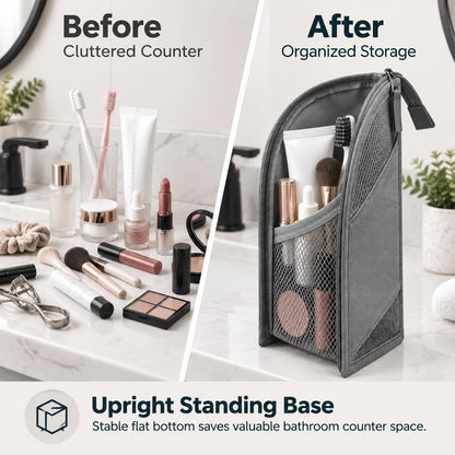 Freestanding Waterproof Travel Toiletry Bag