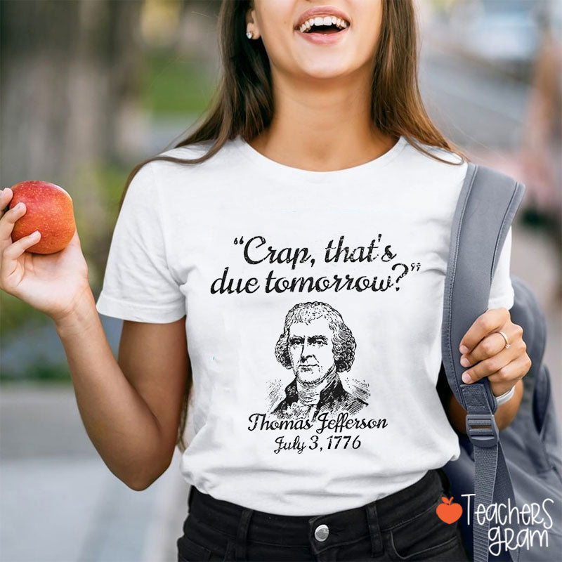 America Independence Day History Teacher T-Shirt