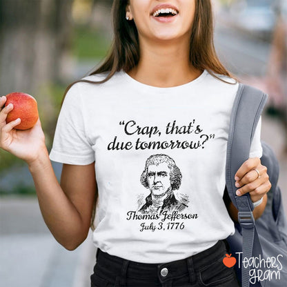 America Independence Day History Teacher T-Shirt