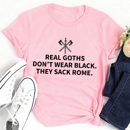 Real Goths Teacher T-Shirt