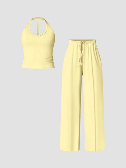 Women's Quick-Dry Halter Sports Set