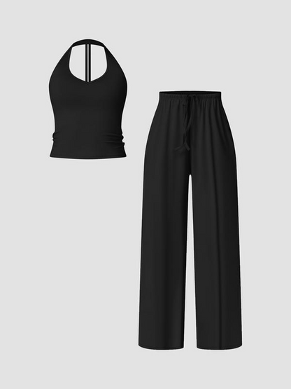 Women's Quick-Dry Halter Sports Set