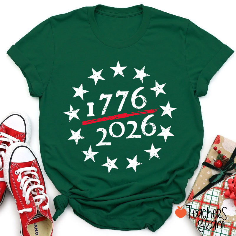 USA 250th Anniversary Teacher T-Shirt