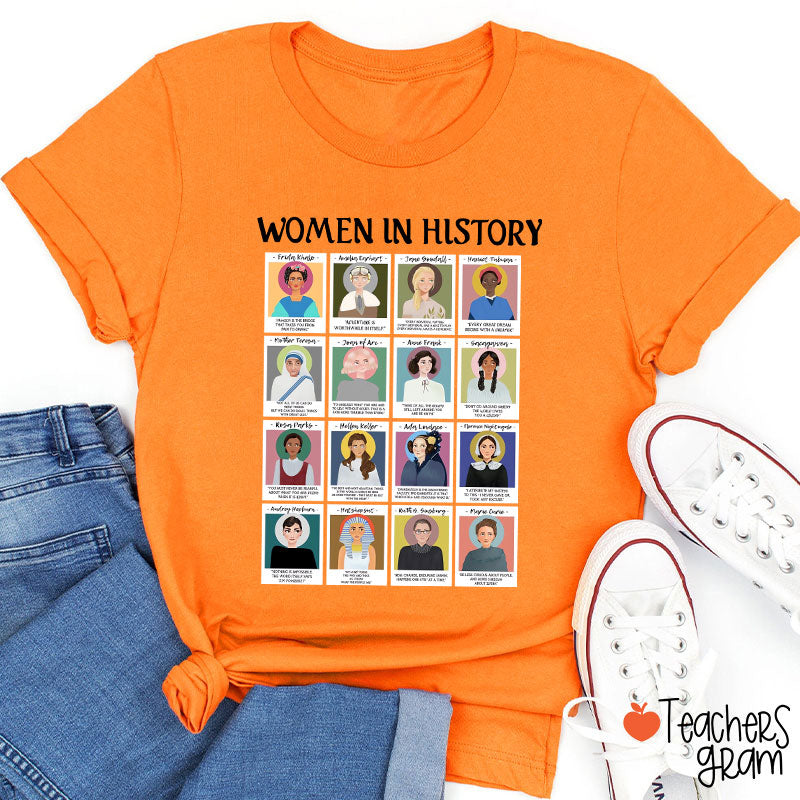Women In History Teacher T-Shirt