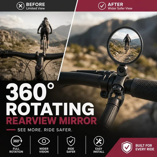 360° Rotating Rearview Mirror（1 Set 2 Pcs）
