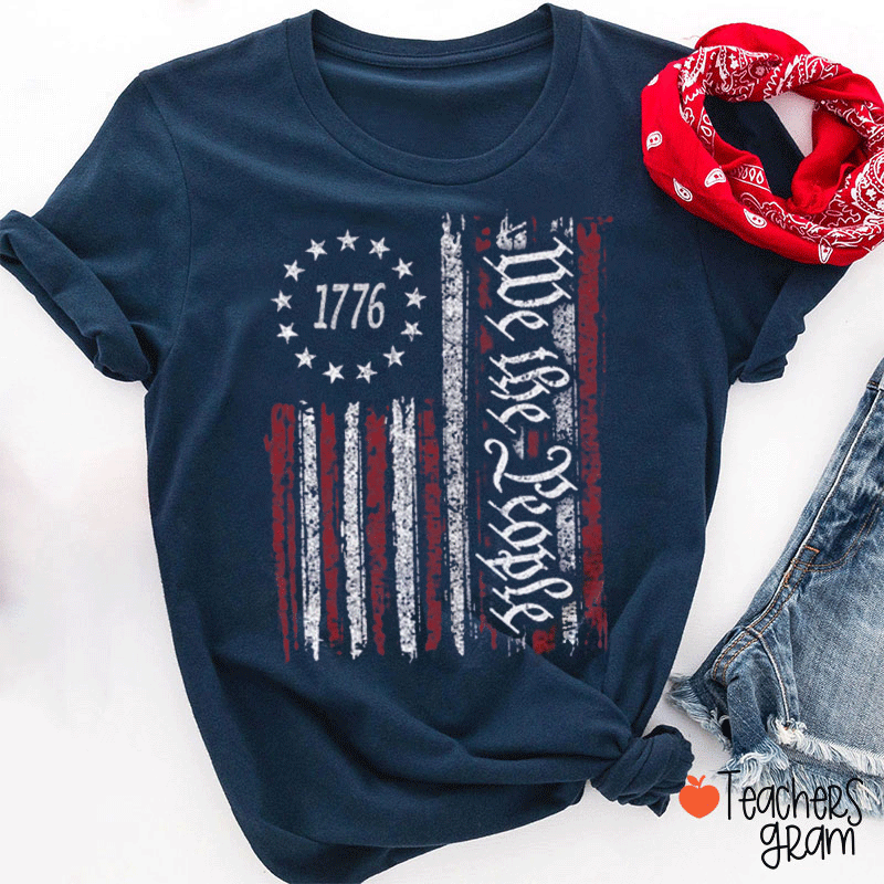 We The People Labor Day Teacher T-Shirt