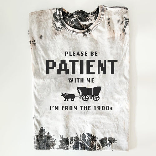 Please Be Paitient With Me History Teacher Printed Super Soft T-Shirt