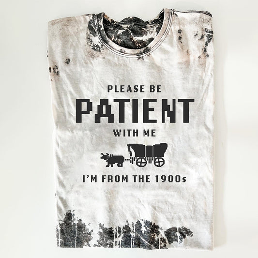 Please Be Paitient With Me History Teacher Printed Super Soft T-Shirt