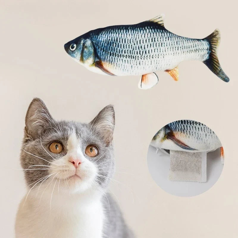 Peixe interativo felino