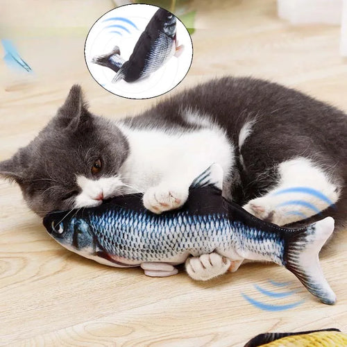 Peixe interativo felino