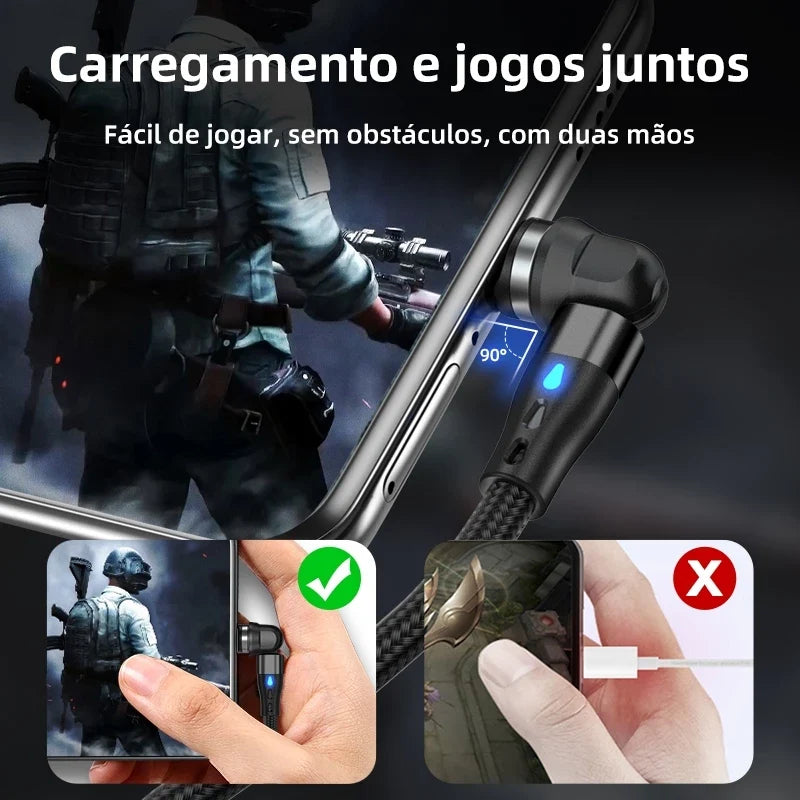 Cabo Magnético 90° Premium