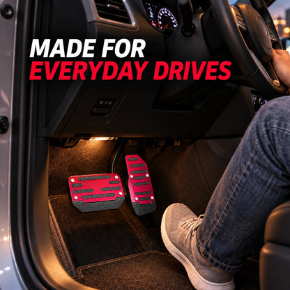 2PCS NonSlip Universal Automatic Foot Brake Gas Cover Pad Pedal Accessories Car